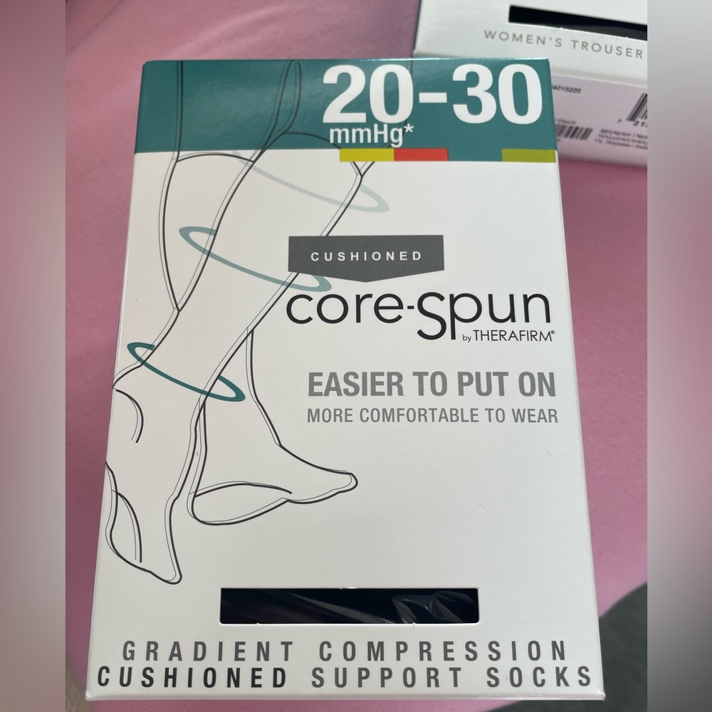 Cushioned Core-Spun by THERAFIRM 20-30 mmHg
